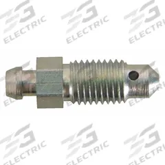 SUR&R Brake Bleeder Screw: Brake Bleeder Screw, M10-1.2 Thread Size, Steel, 5 Pieces, 5 PK (MPN BB05). Key specifications — Material: Steel; Product Type: Brake Bleeder Screw; Thread Size: M10-1.2; Brand: SUR&R; Color: Silver.