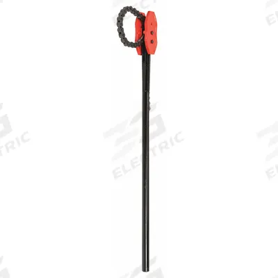 RIDGID Chain Tong: For 8 in Outside Dia, 40 1/2 in Chain Lg, 50 in Handle Lg, Alloy Steel - Double End Chain Tongs