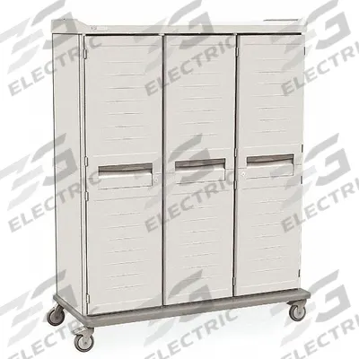 METRO Supply Cabinet: 65 3/4 in x 27 7/8 in x 78 1/4 in, 13 Shelves, 0 Drawers - Antimicrobial Mobile Medical Shelf Cabinets