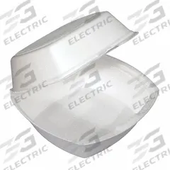 PACTIV Disposable Carry-Out Food Container: White, Hinged Lid Container Container, Foam, 500 PK (MPN YTH100800000). Key specifications — attr553565: Foam; attr553567: Yes; attr553572: Square; attr553556: PACTIV.