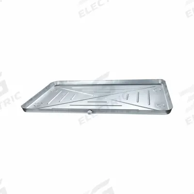 DIVERSITECH Condensate Drain Pan: 51 5/16 in L x 31 3/8 in W x 2 3/16 in D - Metal Condensate Drain Pans