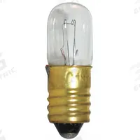APPROVED VENDOR Incandescent Bulb: Incandescent, Miniature Screw (E10), (T) Tubular, T3-1/4, 1823 (MPN 1823-10PK). Key specifications — Light Color: White; Bulb Shape: T3-1/4; Trade Number: 1823; Brand: APPROVED VENDOR; Voltage: 48V AC.