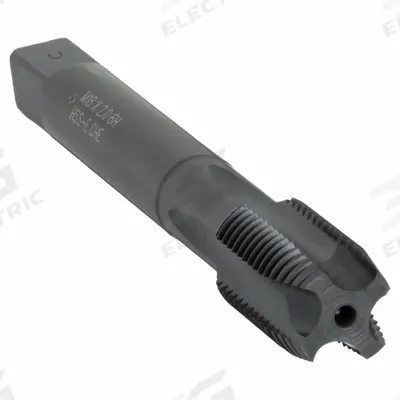 CLEVELAND Spiral Point Tap: M18x2.5 Metric, 6H, 4 Flute, Plug Chamfer - Spiral-Point Taps for Steel & Stainless Steel