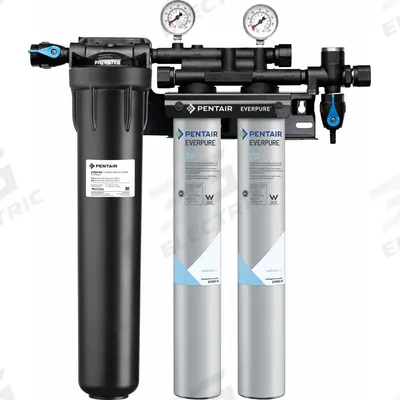 EVERPURE Water Filtration System: 0.5 micron, 7 gpm, FNPT, 25 5/8 in Overall Ht - Multi-Purpose Water Filter Systems