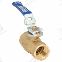 MILWAUKEE VALVE Manual Two-Way Ball Valve: 1/2 in, Brass, Straight, FNPT x FNPT, Full Port Ball Port (MPN 1/2" BA-475BLL). Key specifications — Brand: MILWAUKEE VALVE; Handle: Locking Lever.