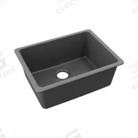 ELKAY Sink: 24 5/8 in Overall Lg, 18 1/2 in Overall Wd, 9 1/2 in Bowl Dp, 22 3/8 in Bowl Lg, 1 Bowls (MPN ELGU2522GT0). Key specifications — Brand: ELKAY; Color Family: Silver/Gray.