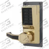 KABA SIMPLEX Mechanical Push Button Lockset: ADA Compliant, Brass (MPN LLP1010-03-41). Key specifications — Product Type: Mechanical Push Button Lockset; Manufacturer Part Number: LLP1010-03-41; Key Override Options: None.