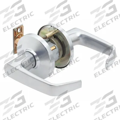 STANLEY SECURITY SOLUTIONS Door Lockset: Privacy Lever Locksets, Chrome