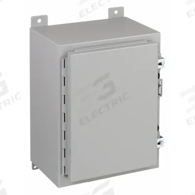 HOFFMAN Enclosure: Steel, 20 in x 16 in x 10 in, NEMA 12/13, Solid Cover - Steel Dust-Tight Enclosures