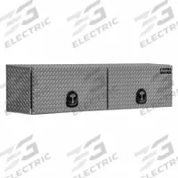 BUYERS PRODUCTS Top Sider: Topside Truck Box, Double Flip-Up Doors Lid, T-Handle Compression, Silver (MPN 1701364). Key specifications — Brand: BUYERS PRODUCTS; Color: Silver; Lock Type: Keyed.