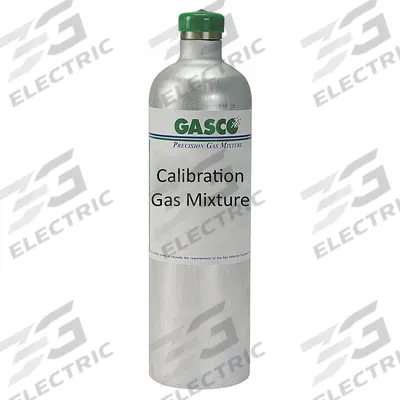 GASCO Calibration Gas: Nitrogen, Disposable, +/-5% Accuracy, CH4/CO/H2S/O2 - Calibration Gases for Portable Gas Detectors