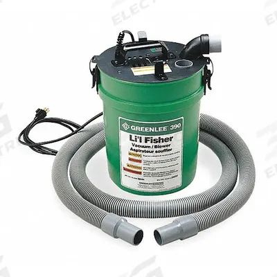 GREENLEE Vacuum/Blower Power Fishing System: 1/2 in Min. Conduit, 2 in Max. Conduit - Vacuum & Blower Fishing Systems