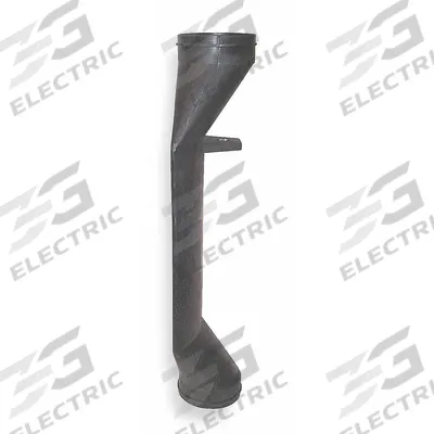 AIR SYSTEMS INTERNATIONAL Conductive Saddle Vent: 3 5/8 ft Lg, 8 in Outlet Dia, Black - Saddle Vents