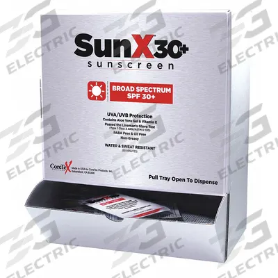 SUNX Sunscreen: 30 SPF, Lotion, 0.25 oz