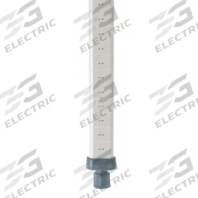 METRO Shelving Post: 61 3/16 in x 1 3/4 in, Taupe, Polymer - Posts for Harsh Environment Antimicrobial Plastic Shelving