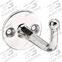 SUGATSUNE Hook: Screw, 22 lb Wt Capacity, 1 Points per Hook, Silver, 1 7/16 in Projection (MPN FC-50). Key specifications — Color: Silver; Finish: Mirror; Material: Stainless Steel; Product Type: Hook.