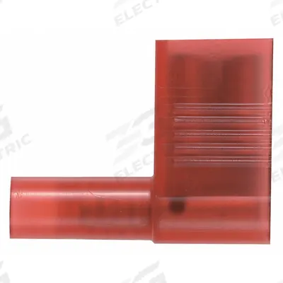 PANDUIT Wire Disconnect: Red, Nylon, Full Coverage - Fully Insulated Flag Disconnects
