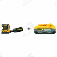 DEWALT Cordless Sheet Sander w/ BONUS BATTERY: 20V MAX, Battery Included, Clamp, Palm Grip, 20 V (MPN DCW200B/DCBP520). Key specifications — attr565734: DEWALT; attr645846: 4-1/2 x 5-1/2 in; attr645844: Sheet Sander; attr645853: (1) Bare Tool; attr645854: (1) 5.0 Ah; attr645858: Cordless; attr645860: 20V MAX; attr645861: Battery Included.