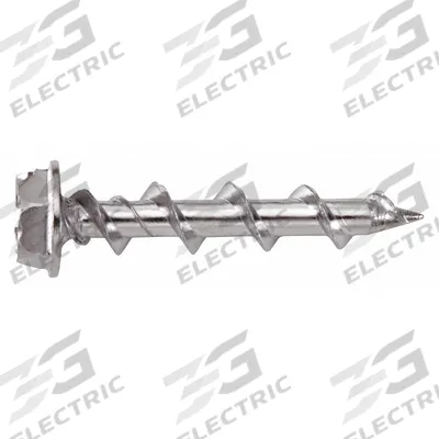 DEWALT Wall Anchor Screw: 1/4 in Dia, 1 1/4 in Overall Lg, Steel, Hex, External Hex - One Piece Self-Threading Anchors