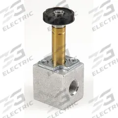 ARO Solenoid Air Control Valve: CAT, Three-Way / Two-Position, 1/8 in Female NPT, 10-32 Female NPT (MPN CAT33P-000-N). Key specifications — attr1092969: Non-Locking; attr1086920: CAT33P-000-N; attr1092977: Spring Return.