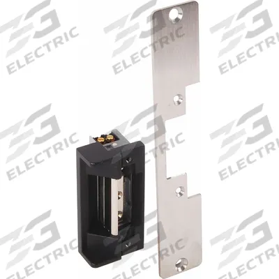 RUTHERFORD Electric Door Strike: 1 7/16 in Wd, 7 15/16 in Ht, Cylindrical/Mortise - Combination Cylindrical & Mortise Electric Strikes