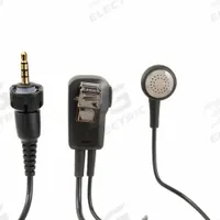 KENWOOD Earpiece: Fits Kenwood, For NX-P500 Series, Earbud, Push To Talk, Black, 1 Wires, Wired (MPN EMC-13W). Key specifications — Connector Type: 3.5 mm Plug; Compatible Radio Series: NX-P500; Push To Talk: Yes; Manufacturer Part Number: EMC-13W; Brand: KENWOOD.