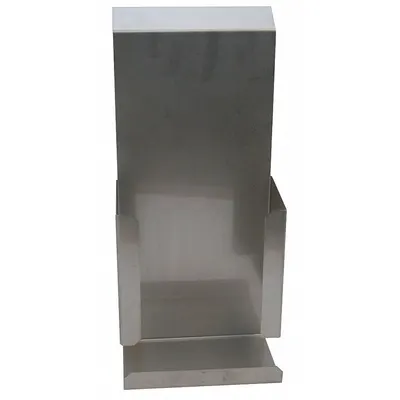 SCOTSMAN Scoop Holder: Silver, Stainless Steel, 5 7/8 in Wd - Ice Scoop Holders