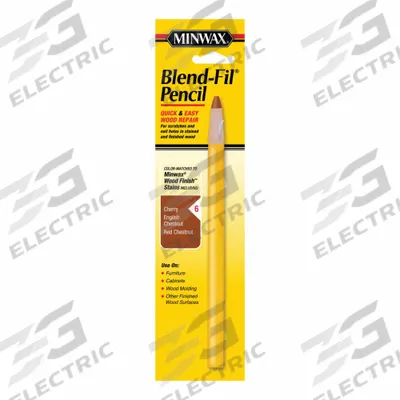 MINWAX Wood Repair Pencil: Wood Repair Pencil, Oil, 1 Container Size, Wood, Red Chestnut - Wood Repair Markers