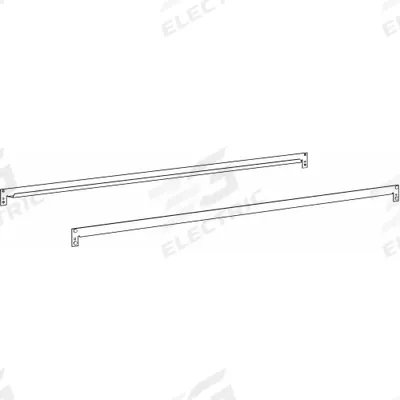 TENNSCO Shelf: 48 in x 24 in, 850 lb Load Capacity, Gray - Open Deck Shelf Kits for Boltless Shelving