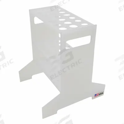 DYNALON Tube Rack: 8 1/2 in Overall Wd, 10 in Overall Ht, 7 7/8 in Overall Lg, Polypropylene - Lab Storage Racks