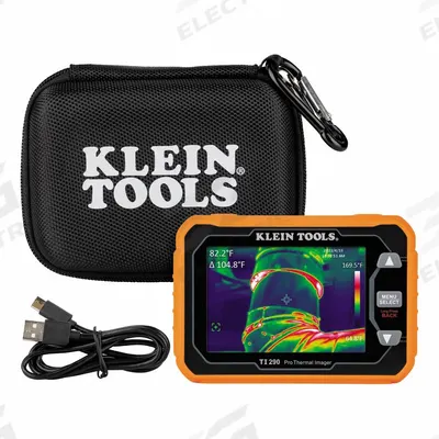 KLEIN TOOLS Infrared Camera: 55.6° +/- 2.8°, Wireless, 480 x 320, Sound - Pocket Size Infrared Cameras