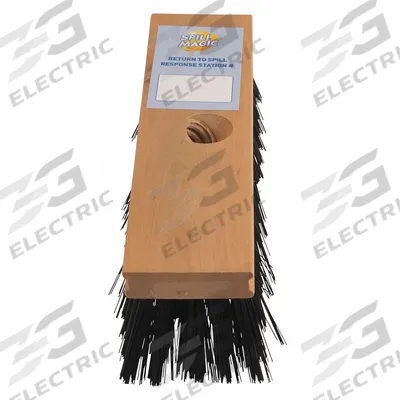 SPILL MAGIC Removable Broom Head: Plastic/Wood (MPN 204BR) - Spill Cleanup Tools