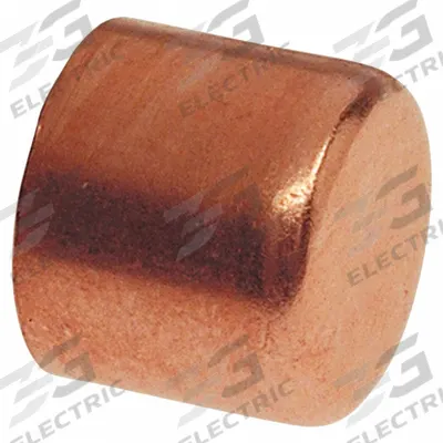 NIBCO Solder Pressure Caps: 1/2 in CTS, Cup, Wrot Copper (MPN 9172651) - Wrot Copper Tube Fittings
