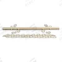 DAYTON Single Mount Bracket: Compatible with Dayton Infrared Tube Heaters, Surface, Aluminized Steel (MPN 5VD85). Key specifications — Product Type: Assembly Components; Compatible with Product Type: Dayton Infrared Tube Heaters; Mounting Type: Surface; Includes: 1) Chain set and 5) S Hooks along with bracket piece; Brand: DAYTON; Material: Aluminized Steel.