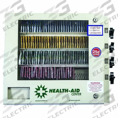 SYNERGY Medicine Vending Machine: 16 in Overall Ht, 19 in Overall Wd, 4 Selections - Medicine Vending Machines