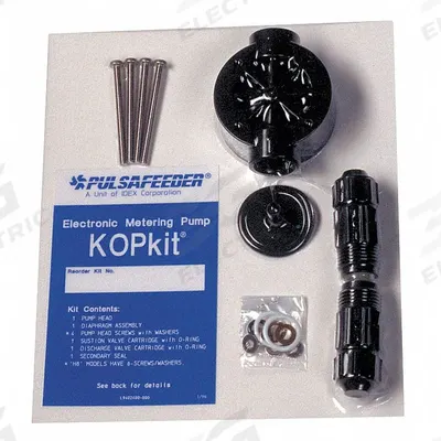 PULSAFEEDER Pump Head Repair Kit: Mfr Part # K2PTCJ, Polypropylene - Pump Head Service Kits & Repair Parts