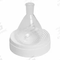 APPROVED VENDOR Boiling Flask: 100 mL, Colorless, Pear, 24/40 Compatible with Stopper Size (MPN FGR0100). Key specifications — Shape: Pear; Body Color: Colorless; Brand: APPROVED VENDOR; Compatible with Stopper Size: 24/40; USP Specification: Type I.