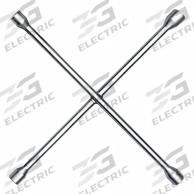 TITAN Lug Nut Wrench: 4 Wrench Heads, 17 mm_19 mm_21 mm_23 mm Wrench Head Size - 4-Way Lug Nut Wrenches