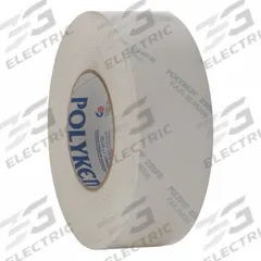 POLYKEN Duct Tape: Medium Duty, White, 2 in Wd, 60 1/8 yd Lg, 12 mil Thick, 225FR, Rubber. Key specifications — attr1244200: Polyethylene Coated Cloth; attr1244159: 225FR.