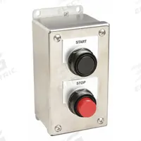 SIEMENS Control Station: (2) Flush Push Buttons, 0 Pilot Lights, 2NO/2NC, Start/Stop, (2) Momentary (MPN 52C201S). Key specifications — Brand: SIEMENS; Operator Legend: Start/Stop; Operator Color: Red; Operator Configuration: (2) Flush Push Buttons; Operator Configuration Type: (2) Push Buttons.