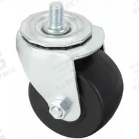 APPROVED VENDOR Stem Caster: Swivel, 3 in Wheel Dia., 1 3/4 in Wheel Wd, Polyolefin, 3/4 in Stem Lg (MPN DCIB03141S-S32). Key specifications — Brand: APPROVED VENDOR; Thread Size: 1/2"-13; Roll Up: Swivel.