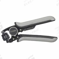 PANDUIT Crimper: Ferrules, Non-Insulated, Deluxe Cushion Grip Insulated Grip, Trapezoid Crimp, 5 AWG (MPN CT-1200). Key specifications — attr513948: Trapezoid Crimp; attr513949: Ferrules; attr513954: 28 to 5 AWG; attr510596: PANDUIT.