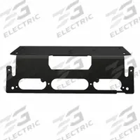 ECCO Third Brake Light Mount: Mounting Bracket, Black, Aluminum, 14 3/8 in Lg, 4 5/8 in Ht (MPN EZ3301B-WWG). Key specifications — Color: Black; Brand: ECCO; Compatible with Manufacturer Model Number: 2015+ F150, 2017+ F250, F350; Material: Aluminum; Product Type: Mounting Bracket.