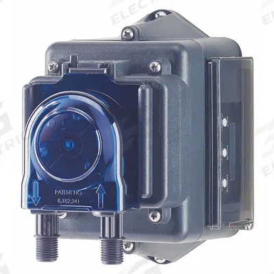 STENNER Peristaltic Chemical Metering Pump: 120V AC, 1/40 hp HP, 15 gpd Max. Flow Rate - Timer Activated Peristaltic Chemical Dosing Pumps