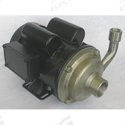 Dayton Centrifugal Pump: 304 Stainless Steel, 1/2 hp Horsepower (Max), Single Phase - Stainless Steel Housing Chemical-Resistant Centrifugal Pumps
