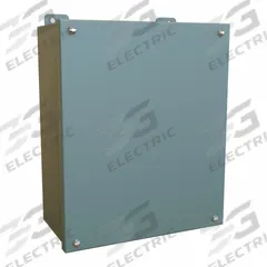 HAMMOND Electrical Enclosure: Steel, 12 in x 10 in x 5 in, NEMA 12/13, w/Panel, Solid Cover (MPN 1414SCK). Key specifications — Brand: HAMMOND; Closure Method: Screws; Knockouts: Not Included.