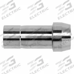 BRENNAN INDUSTRIES Compression Fitting Straight: 1/4 in OD x 1/4 in OD Fitting Size, Stainless Steel (MPN NS2440-04-04-SS). Key specifications — Series: NS2440; Compatible Fitting Brands: Parker CPI; Brand: BRENNAN INDUSTRIES.