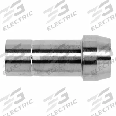 BRENNAN INDUSTRIES Compression Fitting Straight: 1/4 in OD x 1/4 in OD Fitting Size - Clean & Bagged Single-Ferrule Stainless Steel Fittings