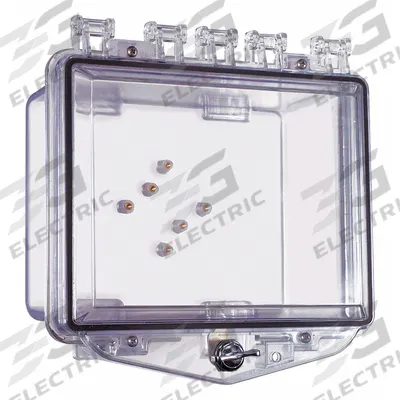 SAFETY TECHNOLOGY INTERNATIONAL Enclosure: Polycarbonate, 5 15/16 in Overall Dp - Covers for Alarms & Wall Fixtures