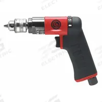 CHICAGO PNEUMATIC Air-Powered Drill: 1/4 in Chuck, Light Duty, 2,800 RPM, 0.3 hp, Keyed, Reversible (MPN CP7300RC). Key specifications — attr1320790: CHICAGO PNEUMATIC.